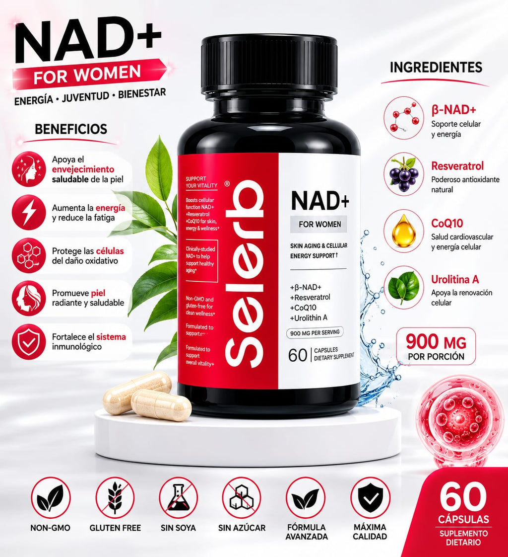 SELERB NAD+ Para mujer 60 Cápsulas