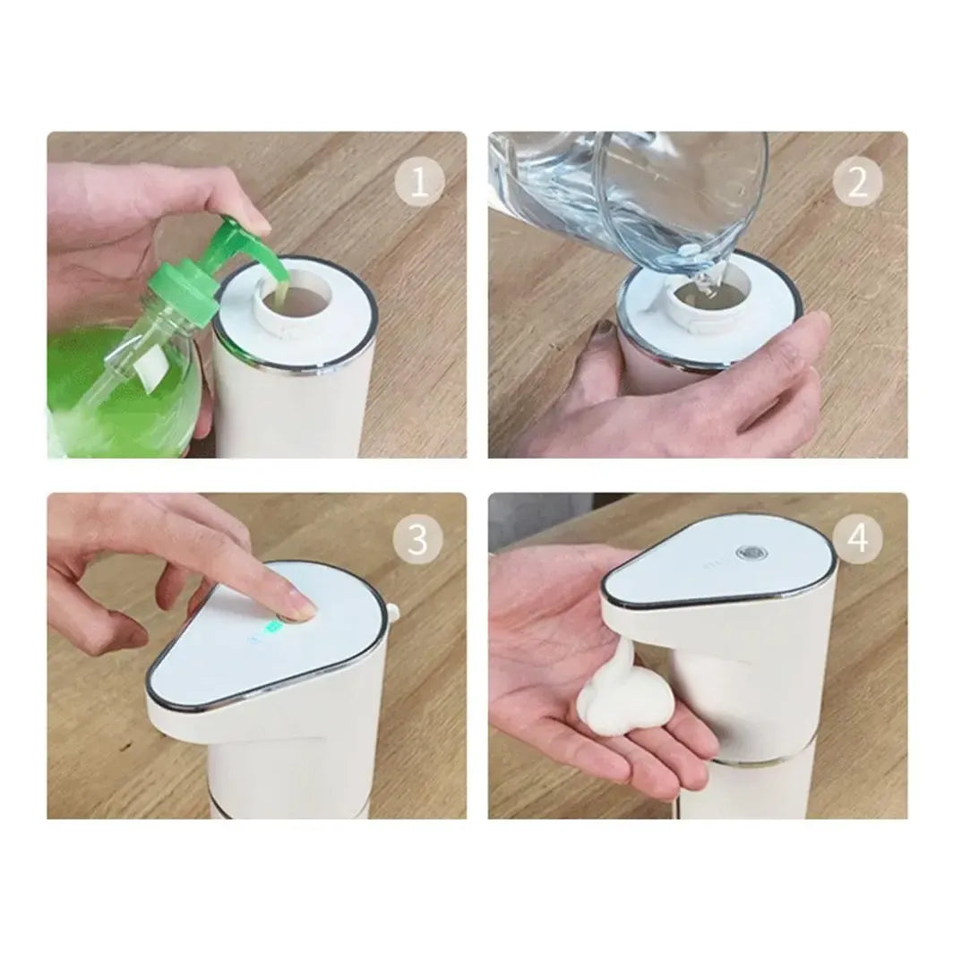 Dispensador de jabón con sensor automático