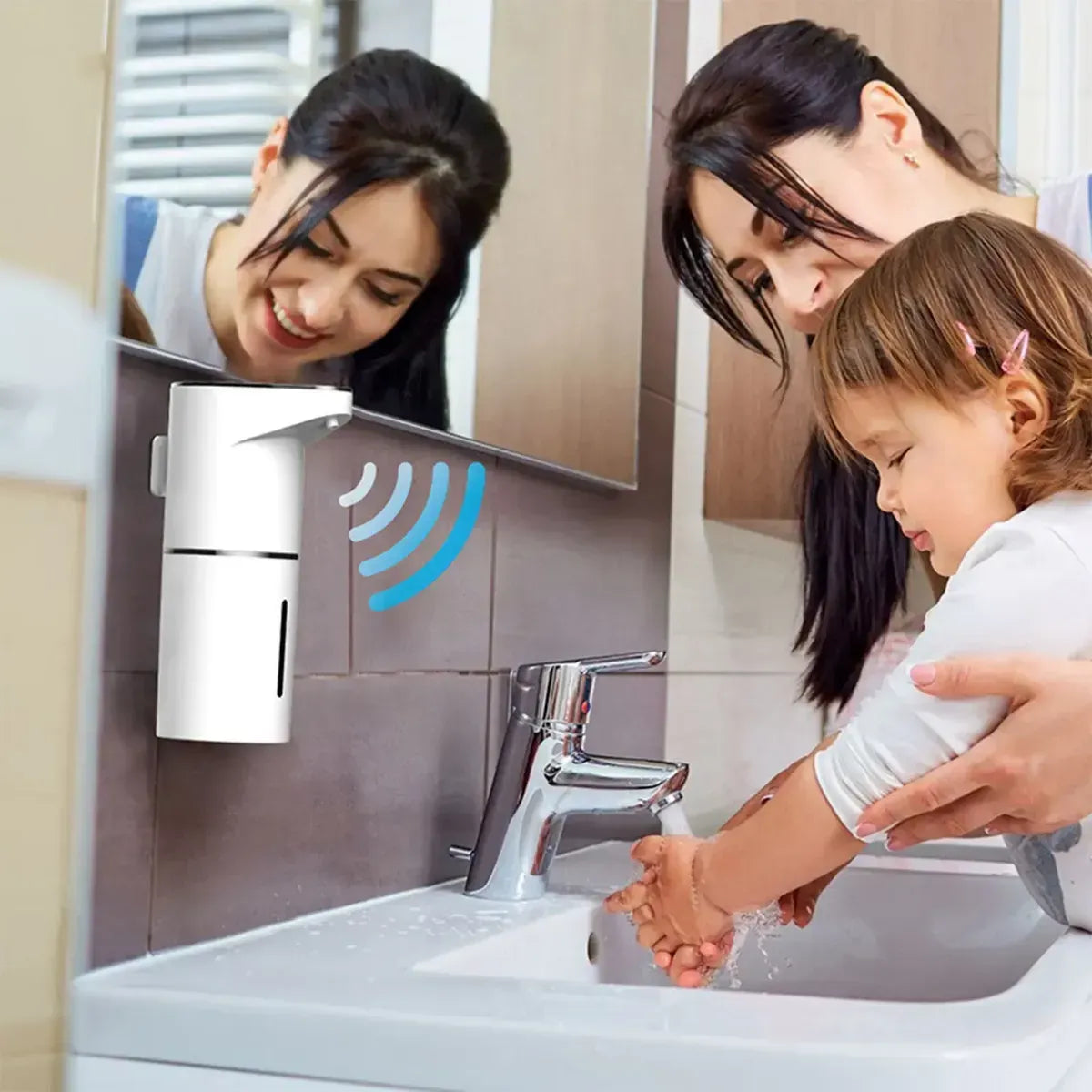 Dispensador de jabón con sensor automático
