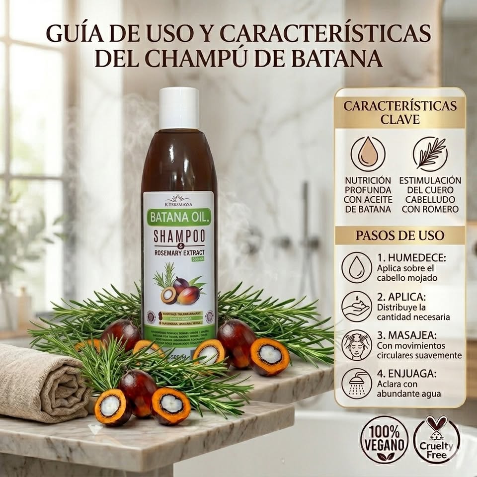 Shampoo Batana Crecimiento Cabello