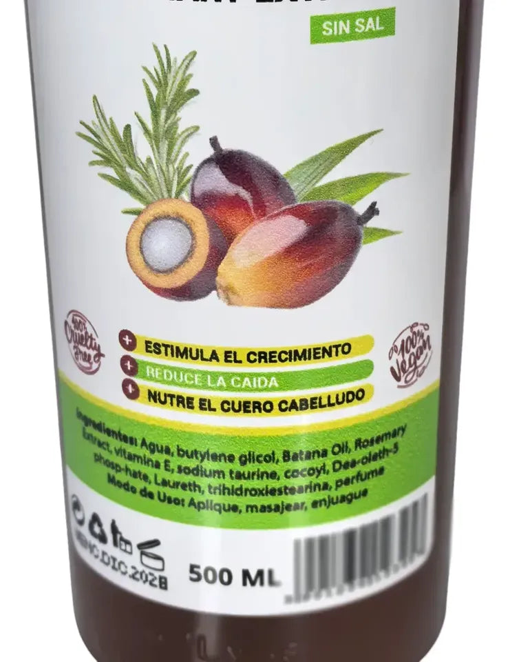Shampoo Batana Crecimiento Cabello