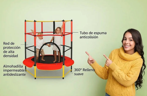 Cama elástica para niños