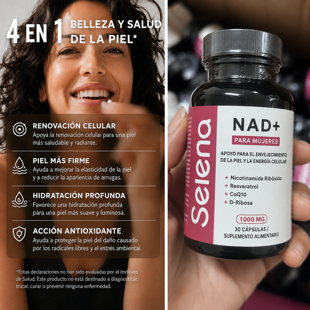 SELERB NAD+ Para mujer 60 Cápsulas