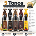 Shampoo con tinte cubre canas (5 tonos diferentes)