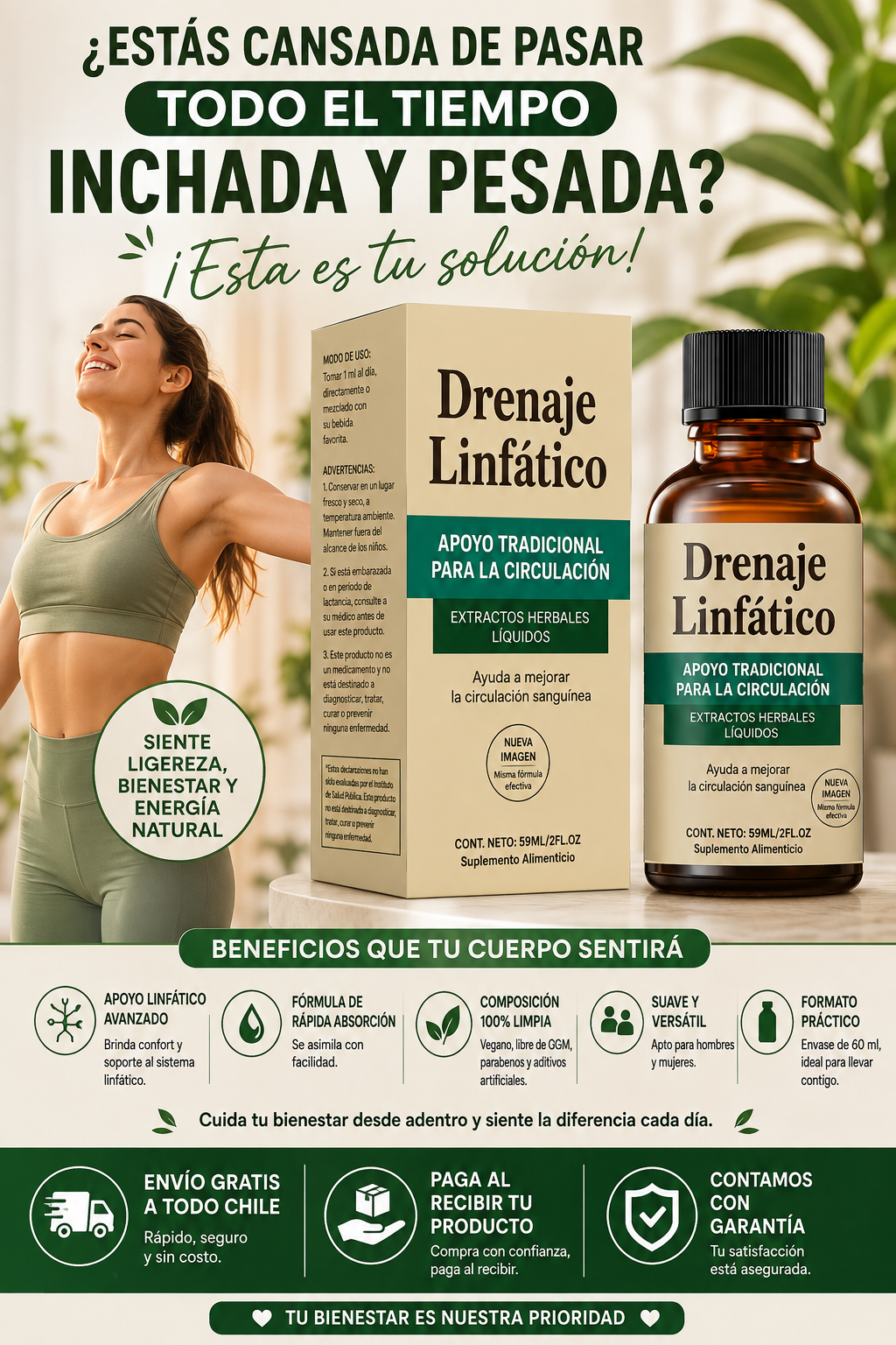 Sky Seeker Gotas Drenaje Linfático 60 ml