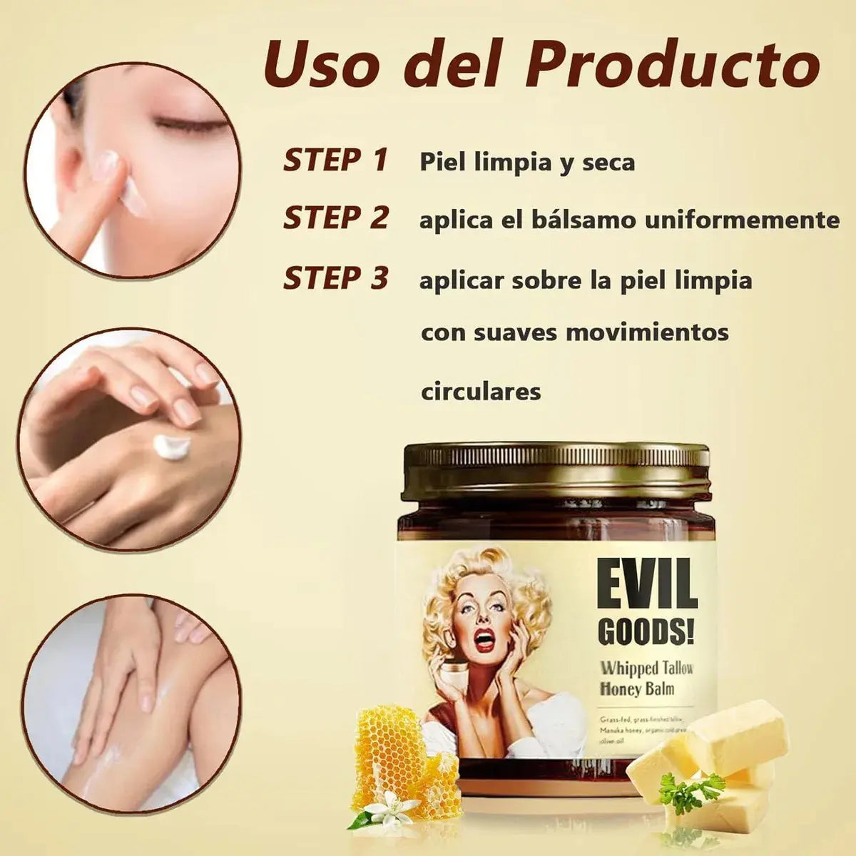Balsamo facial de hidratación profunda