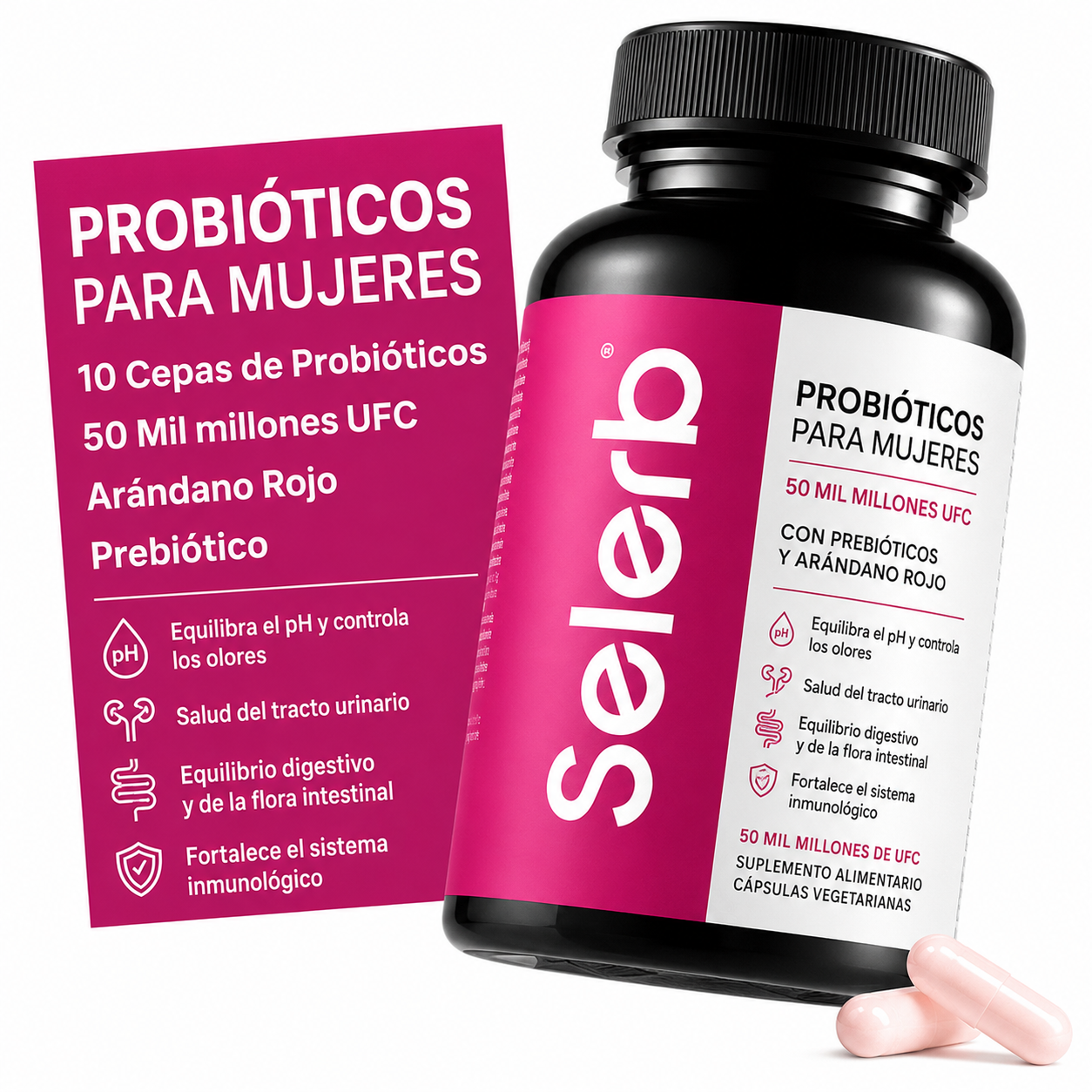 SELERB NAD+ Para mujer 60 Cápsulas