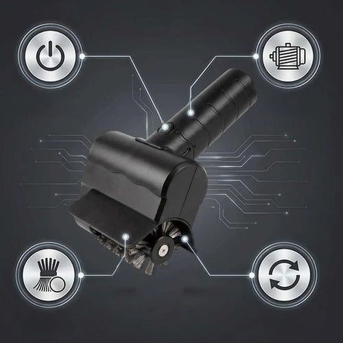 Cepillo eléctrico limpia parrilla + 12 guantes
